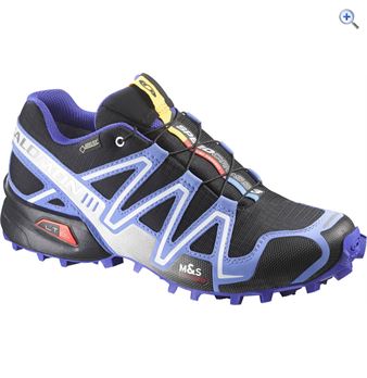 Salomon Speedcross 3 GTX Women's Trail Running Shoe - Size: 4 - Colour: BLK-PETUNIA Salomon Speedcross 3 GTX Women's Trail Running Shoe - Size: 4 - Colour: BLK-PETUNIA